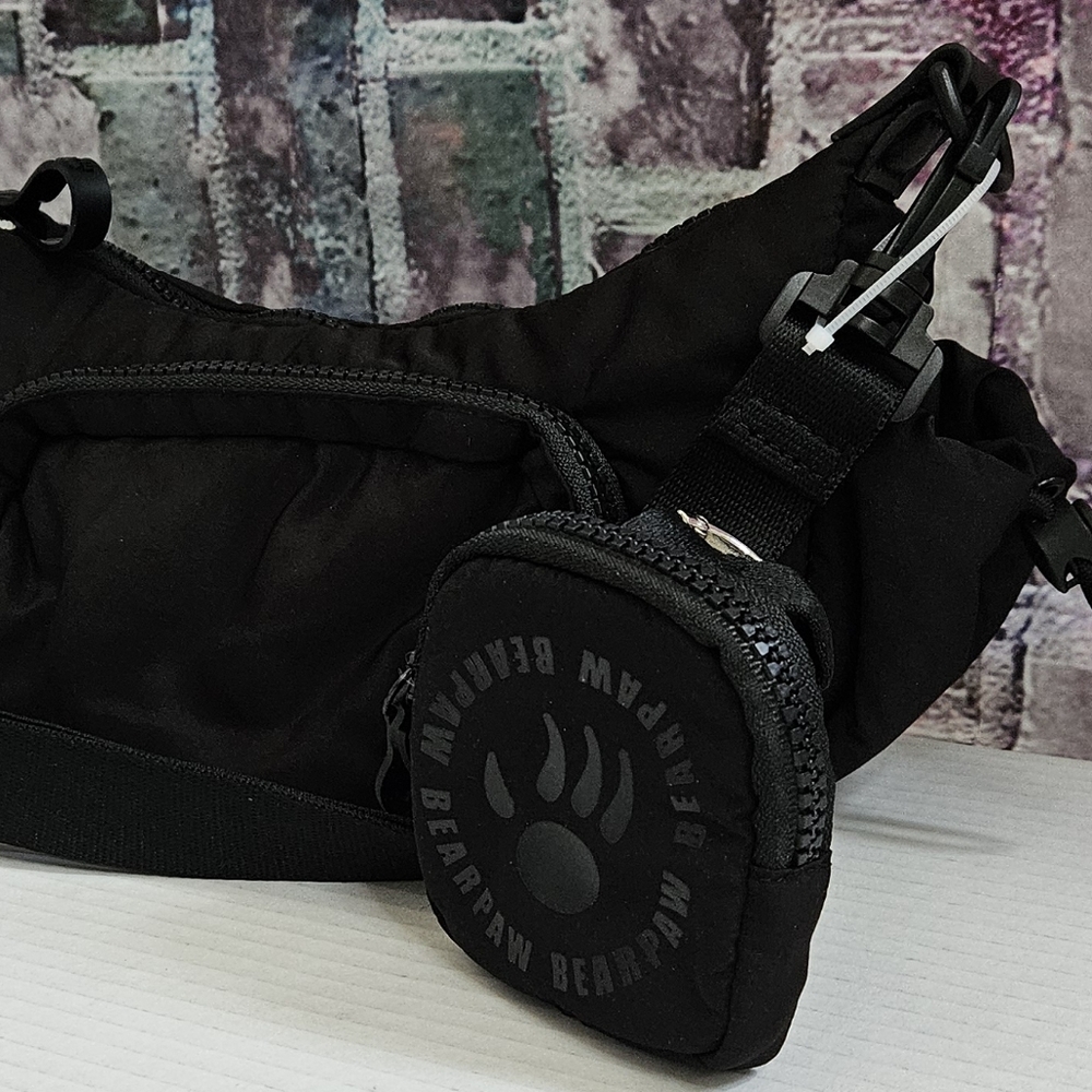 BearPaw Black Crossbody Bag W/ Coin Purse NWT - Picture 4 of 13